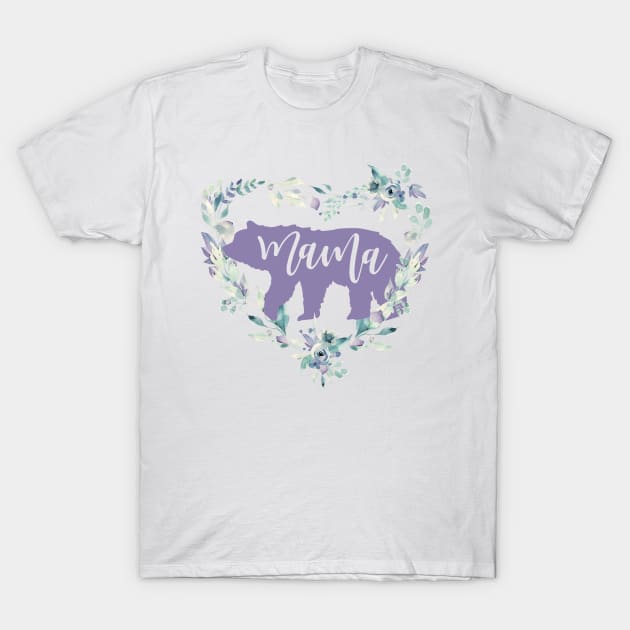 Mama bear T-Shirt by iconicole